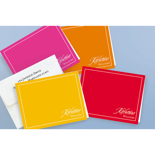 Flashy Folded Note Cards